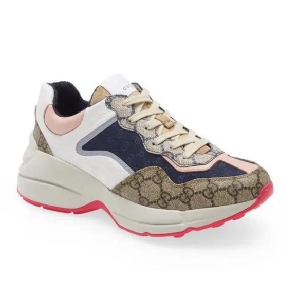 Gucci Rhyton Women's Sneaker - Picture 1 of 12